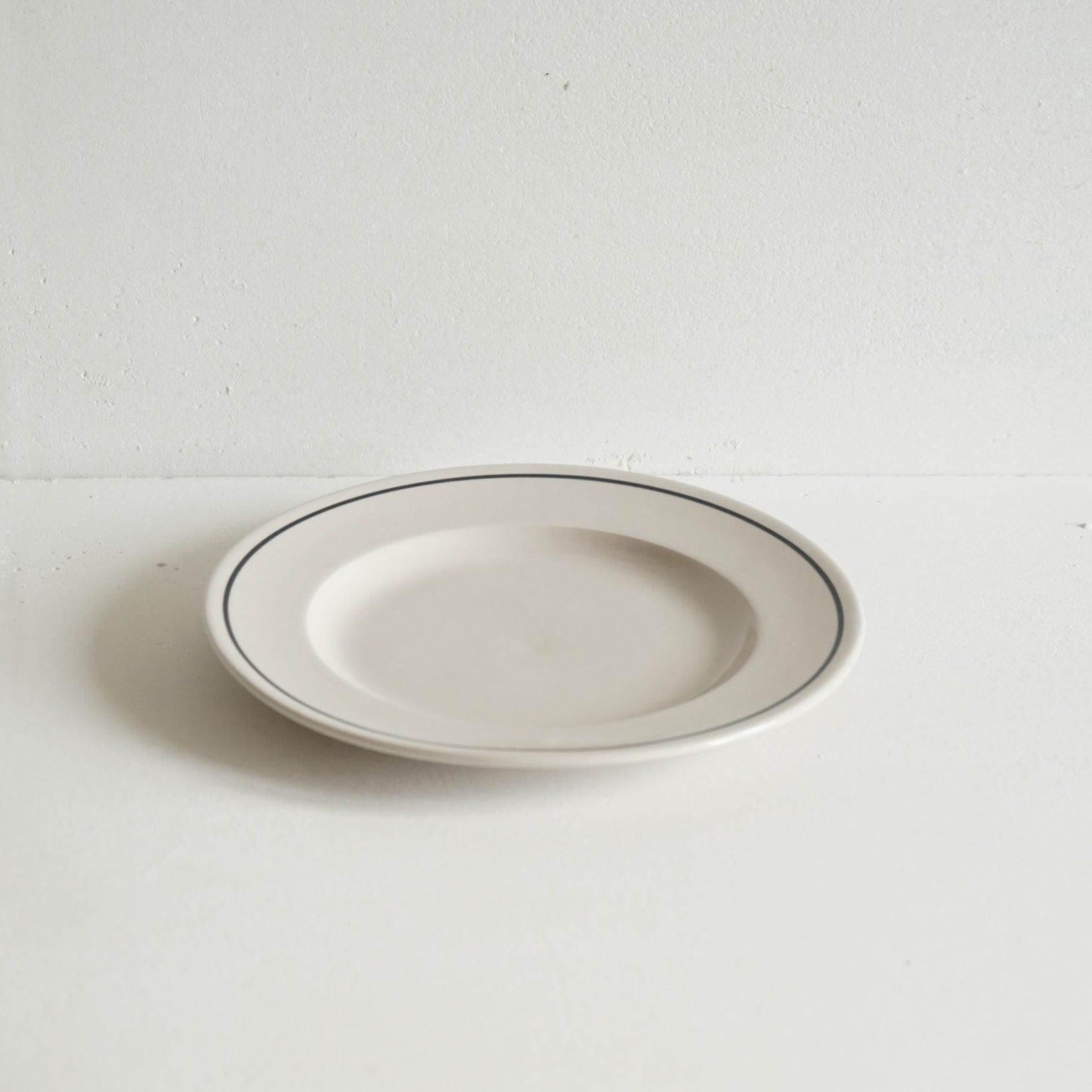 Stoneware Side Plate | Black Line | Luxury Dinnerware