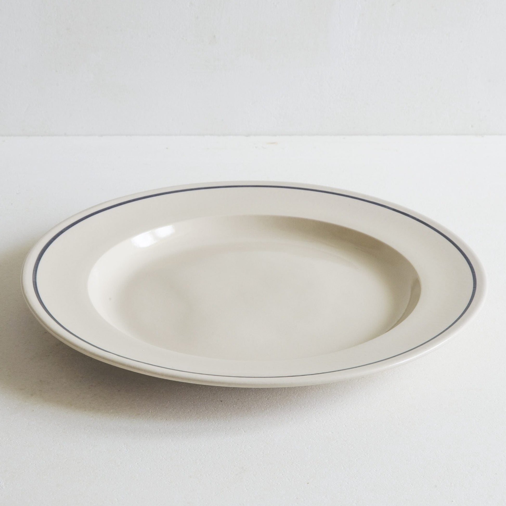 Stoneware Dinner Plate | Black Line | Luxury Dinnerware