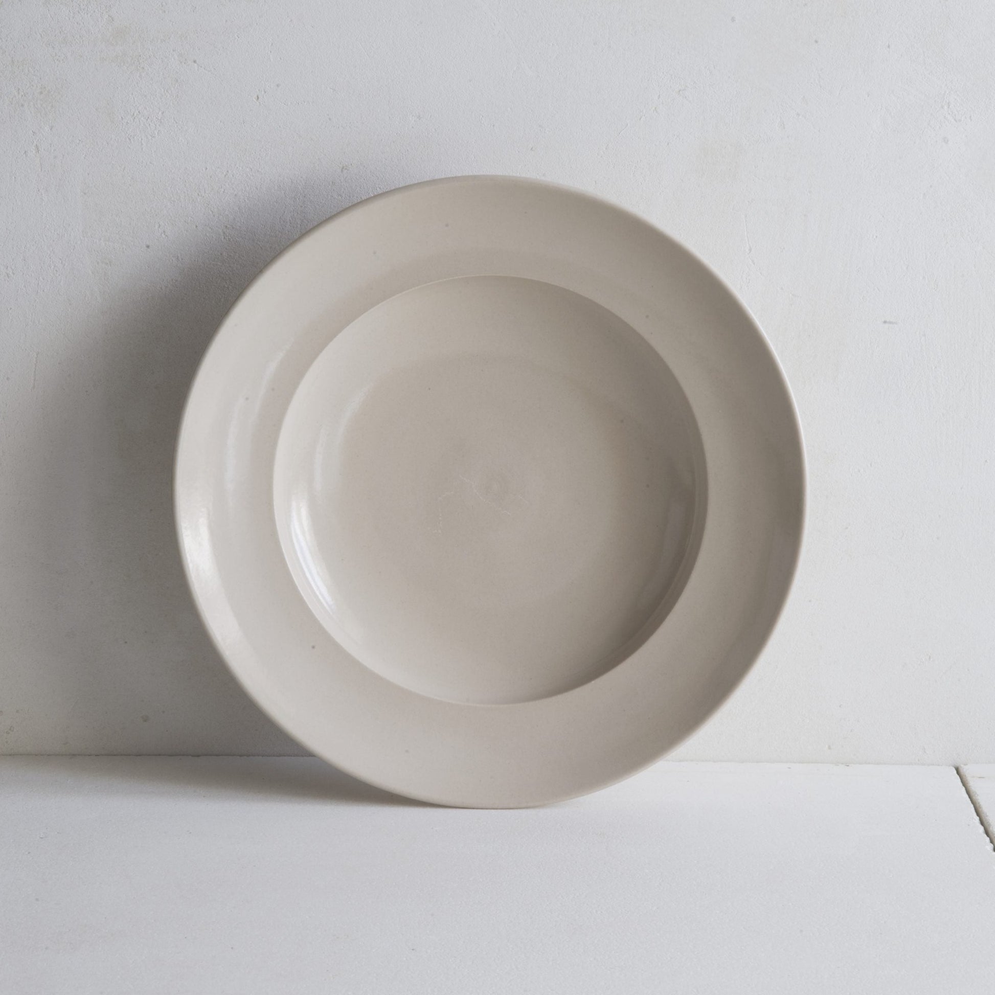 Classical Stoneware Shallow Bowl | Luxury Dinnerware | Handmade in UK