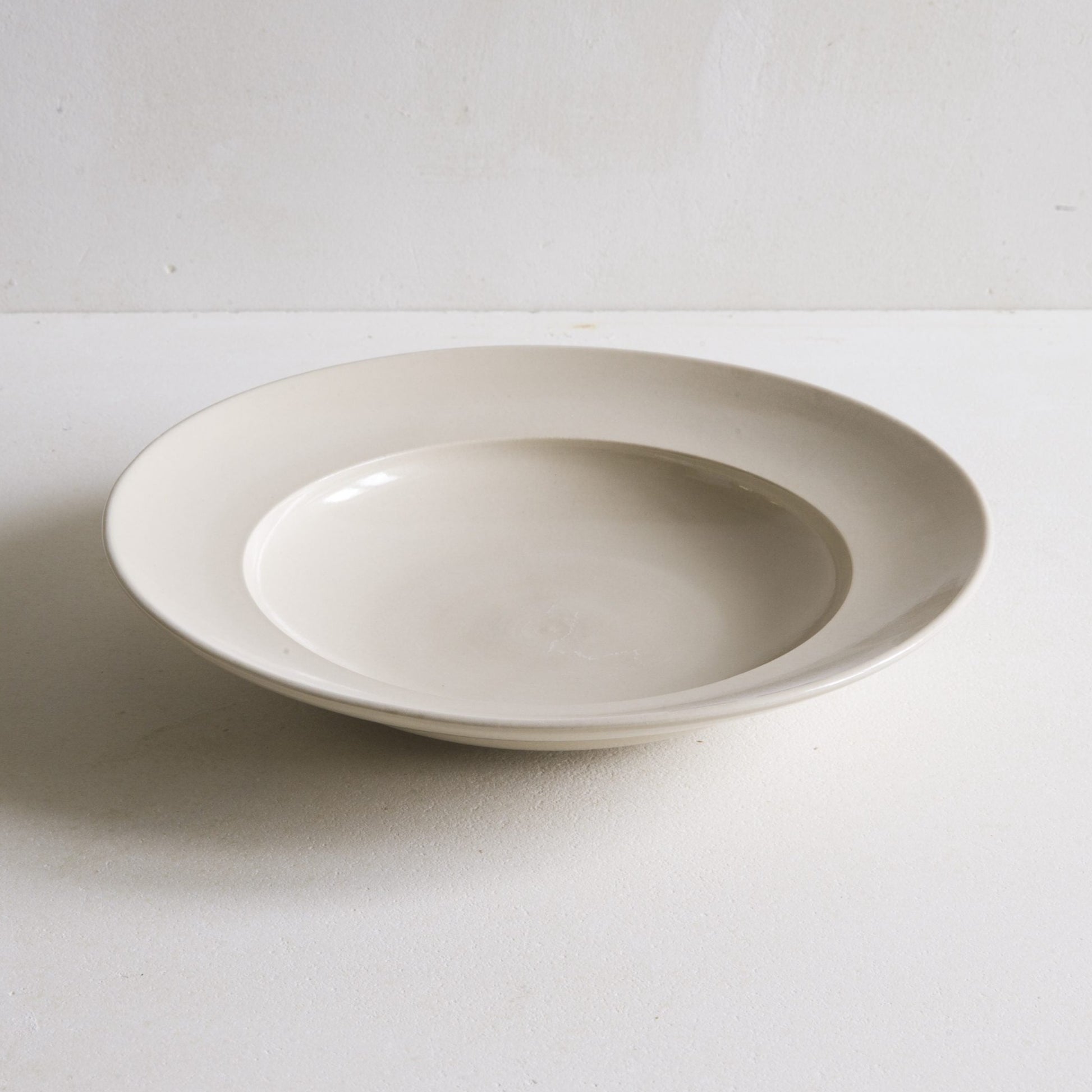 Classical Stoneware Shallow Bowl | Luxury Dinnerware | Handmade in UK